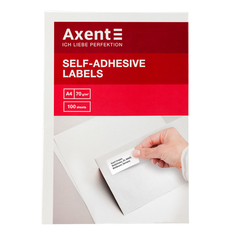 Етикетки самоклеючі AXENT (2474-A)